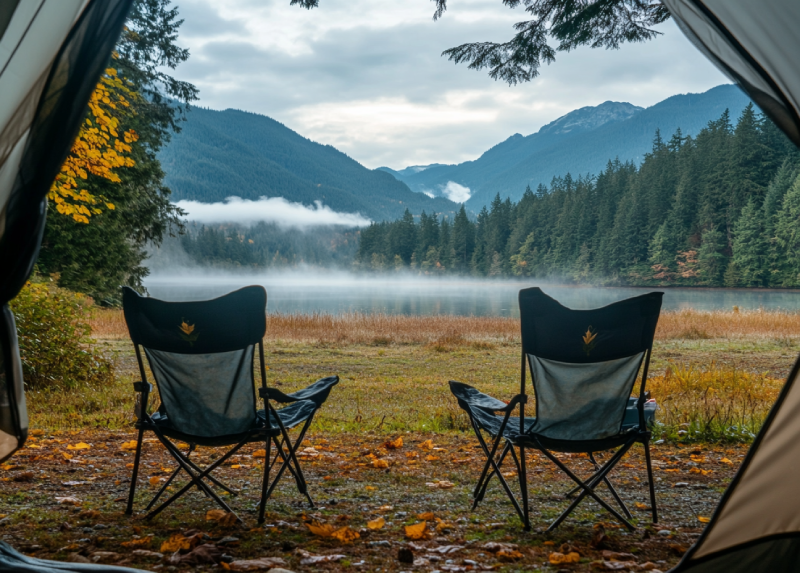 Camping in Buttle Lake Campground