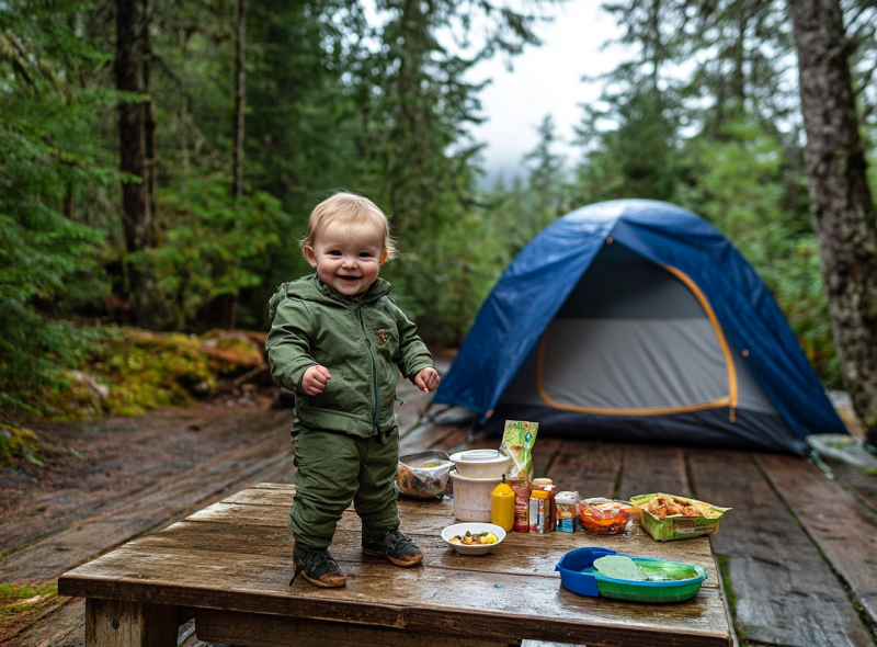 Camping in Bedwell Lake Campground