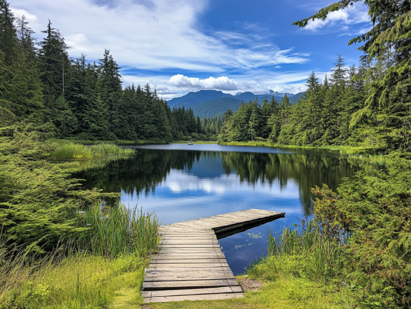 Camping in Helen Mackenzie Lake Campground