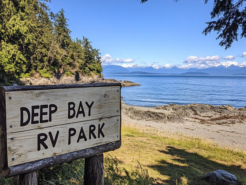 Camping in Deep Bay RV Park