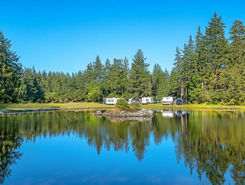 Camping in Qualicum Bay Resort