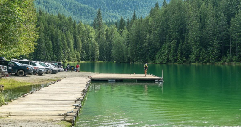 Camping in Cumberland Lake Park Campground