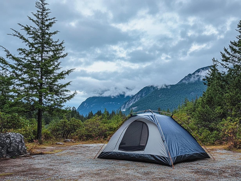 Camping in Telegraph Cove Campground