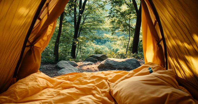 Camping in Wildwoods Campsite