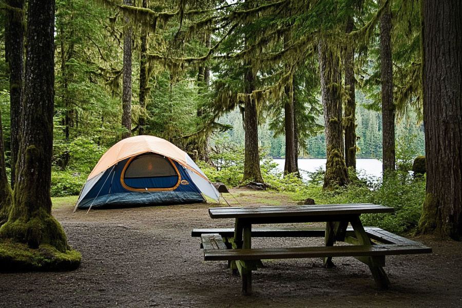 Camping in Pachena Bay Campground