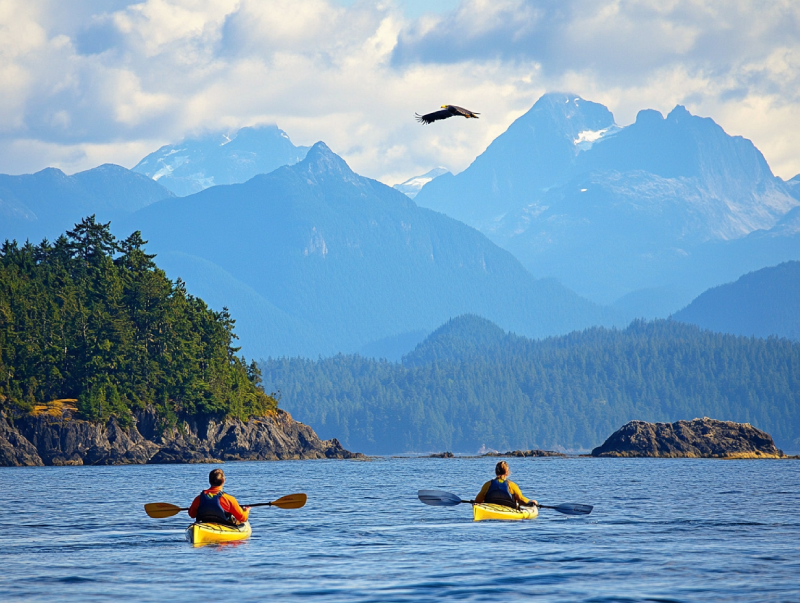 Bligh Island Marine Provincial Park Kayaking and Canoeing