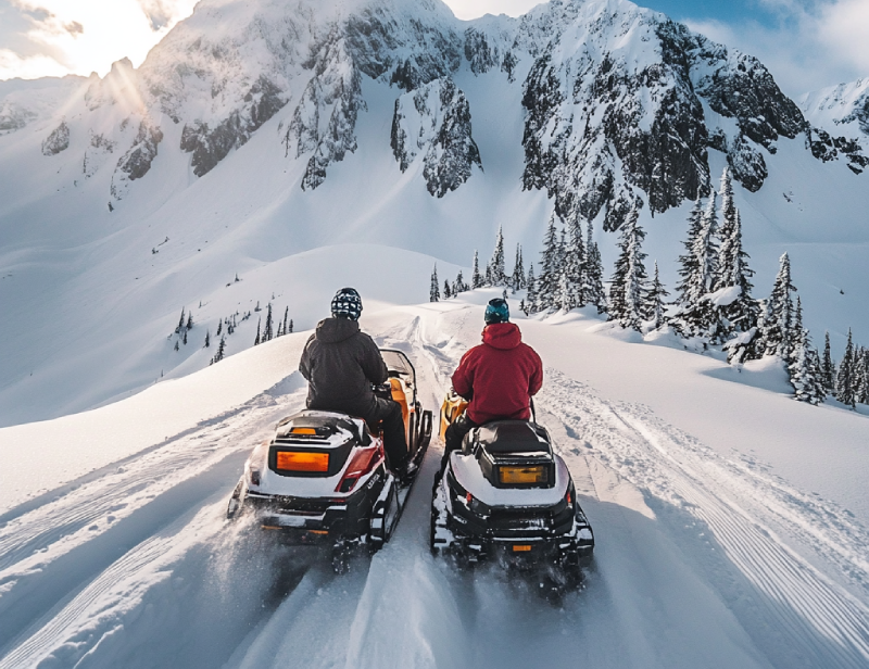 Mount Cain Snowmobiling