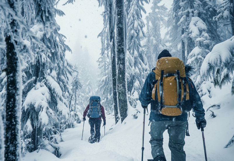 Mount Cain Snowshoeing