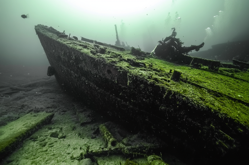 The wreck of the Robert Kerr Diving