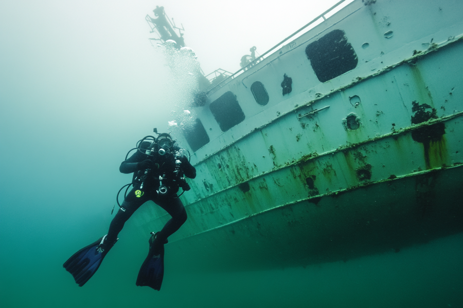 HMCS Cape Breton Diving