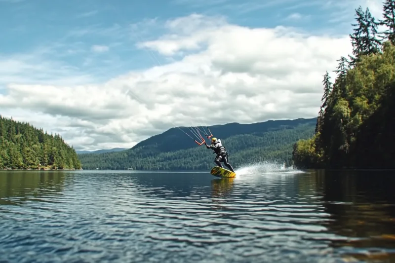 Nitinat Lake Kiteboarding