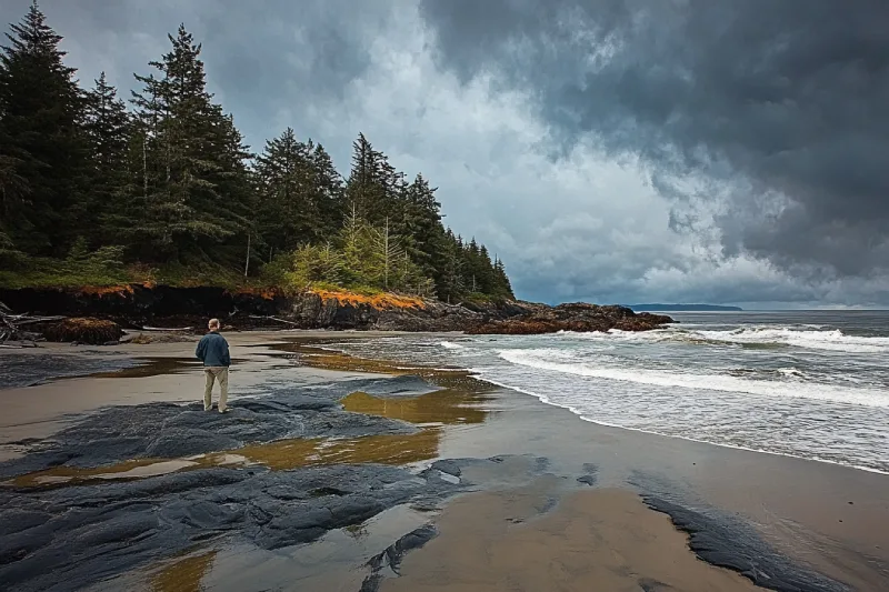 Botanical Beach Storm Watching