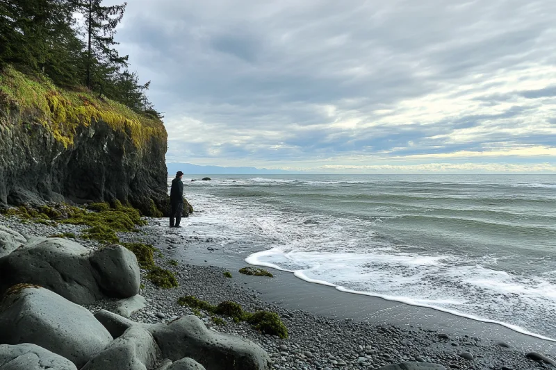 China Beach Storm Watching