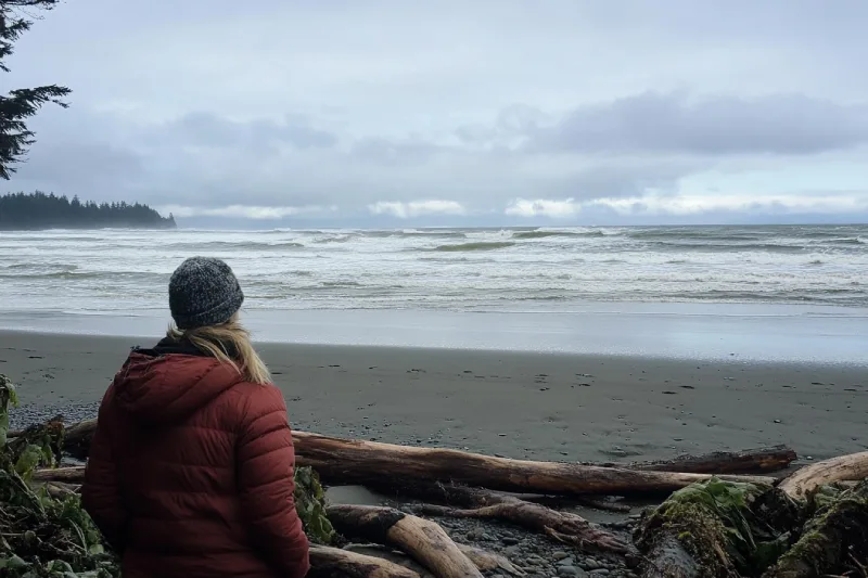 Wickaninnish Beach Storm Watching