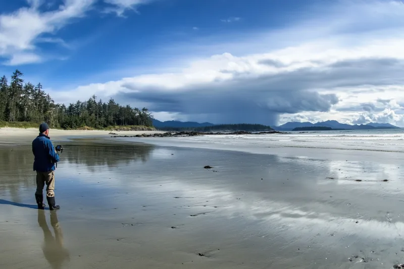 Chesterman Beach Storm Watching