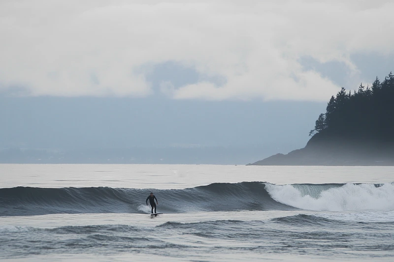 Wickaninnish Beach Surfing