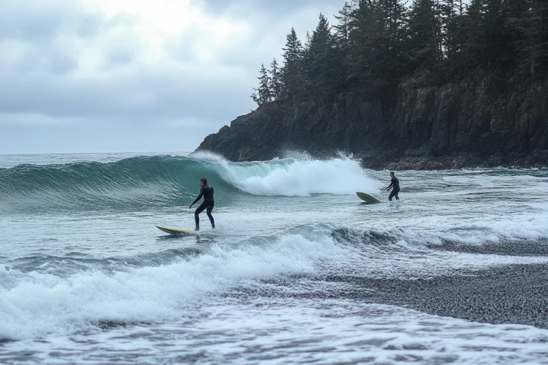 Sombrio Beach Surfing