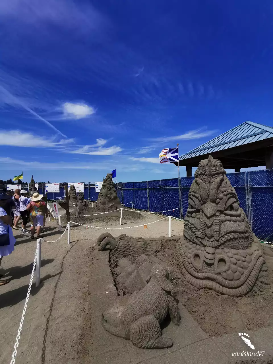 Myths craved on Sand - Parksville Festival, Vancouver Island
