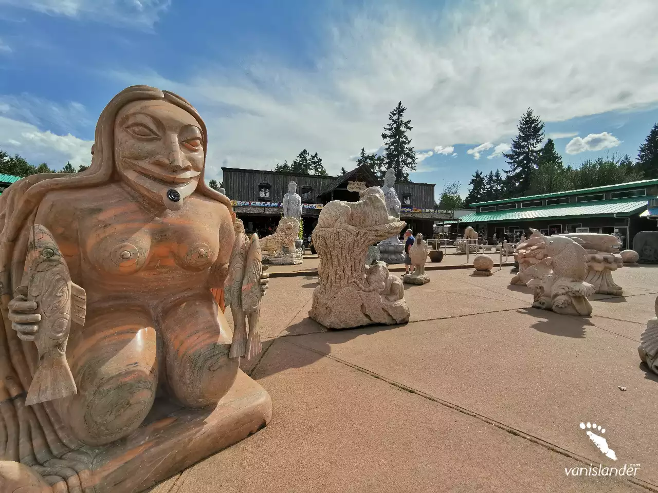Goat People Sand Statue - Parksville Festival, Vancouver Island