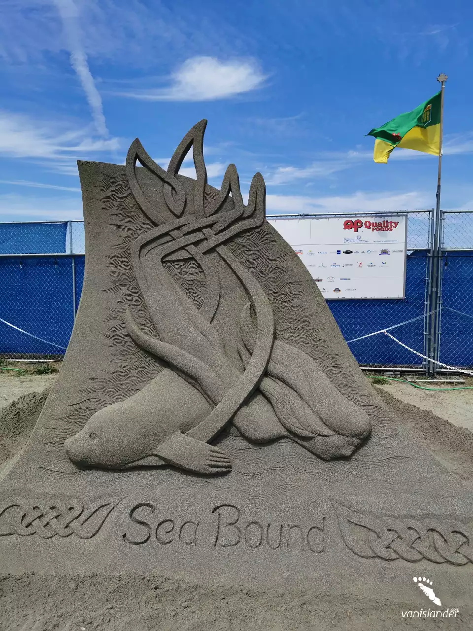 Sea Bound Sand Sculpture - Parksville Festival, Vancouver Island
