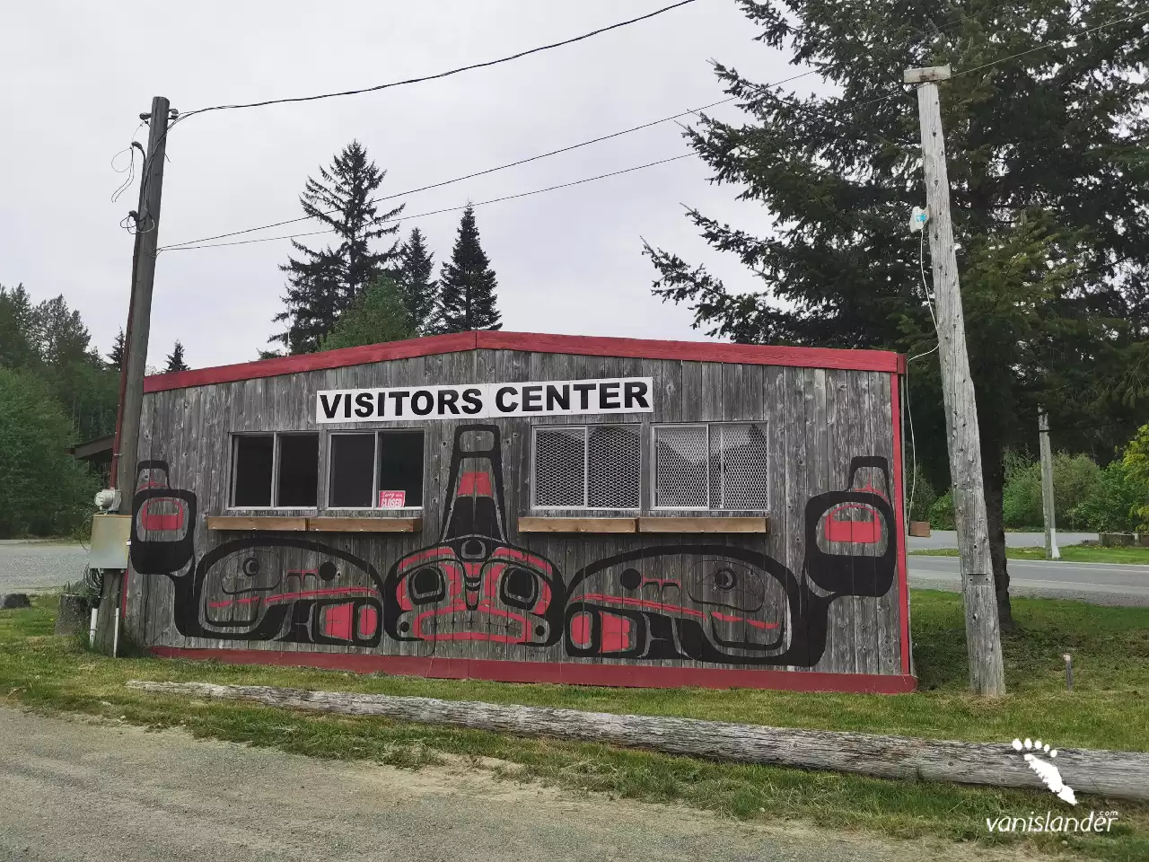 Sayward visitors center, Vancouver Island