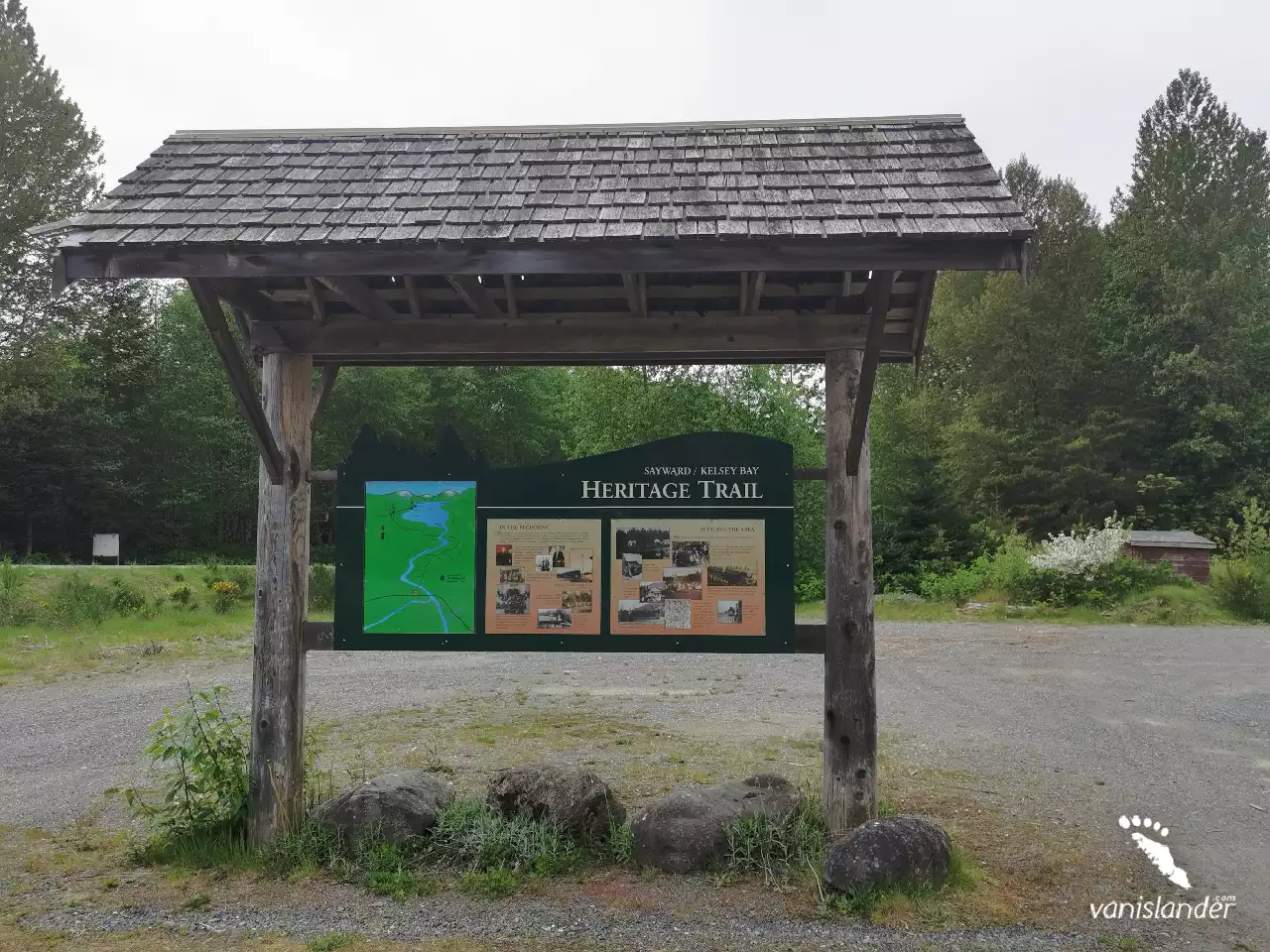 Sayward heritage trail, Vancouver Island