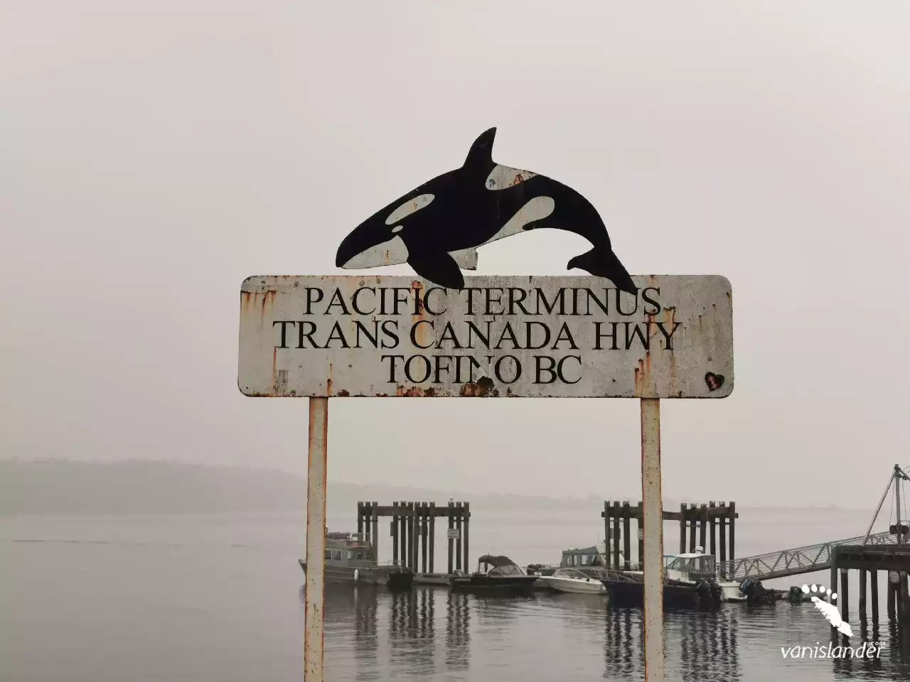 Pacific Terminus Trans Canada HWY - Tofino BC,  Vancouver Island