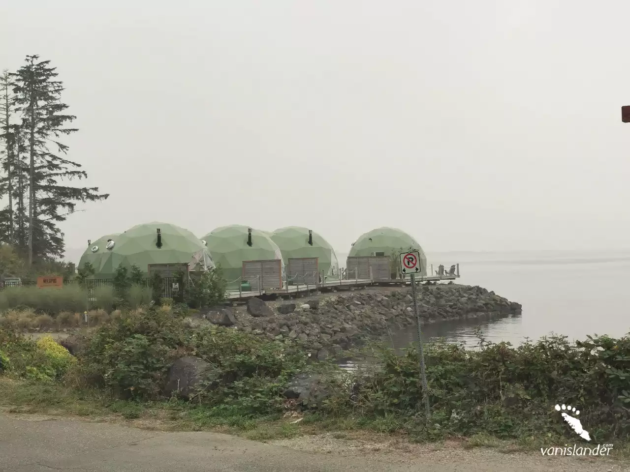 Solar Geodesic Dome Nature House in Tofino,  Vancouver Island