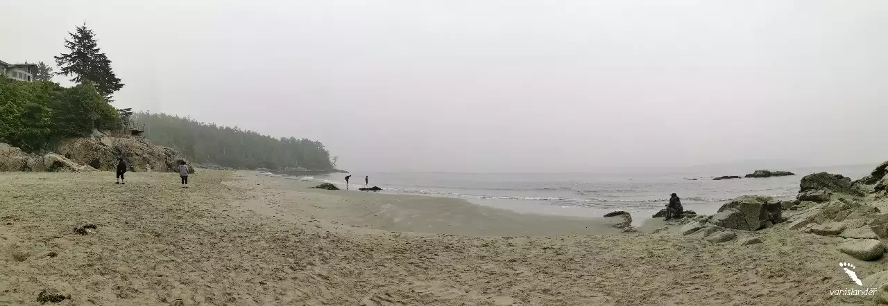 Wide View of the Beach in Tofino, Vancouver Island