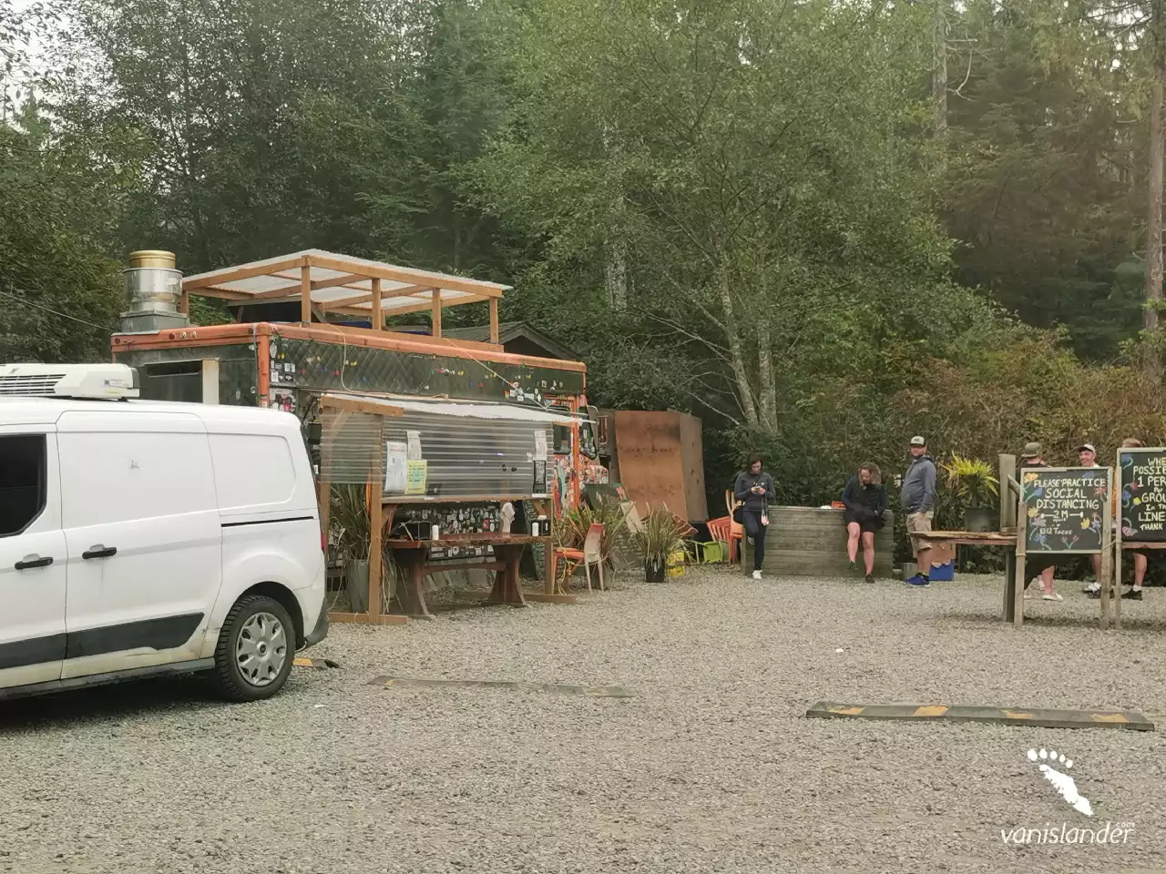 Visitor services & parking in Tofino,  Vancouver Island