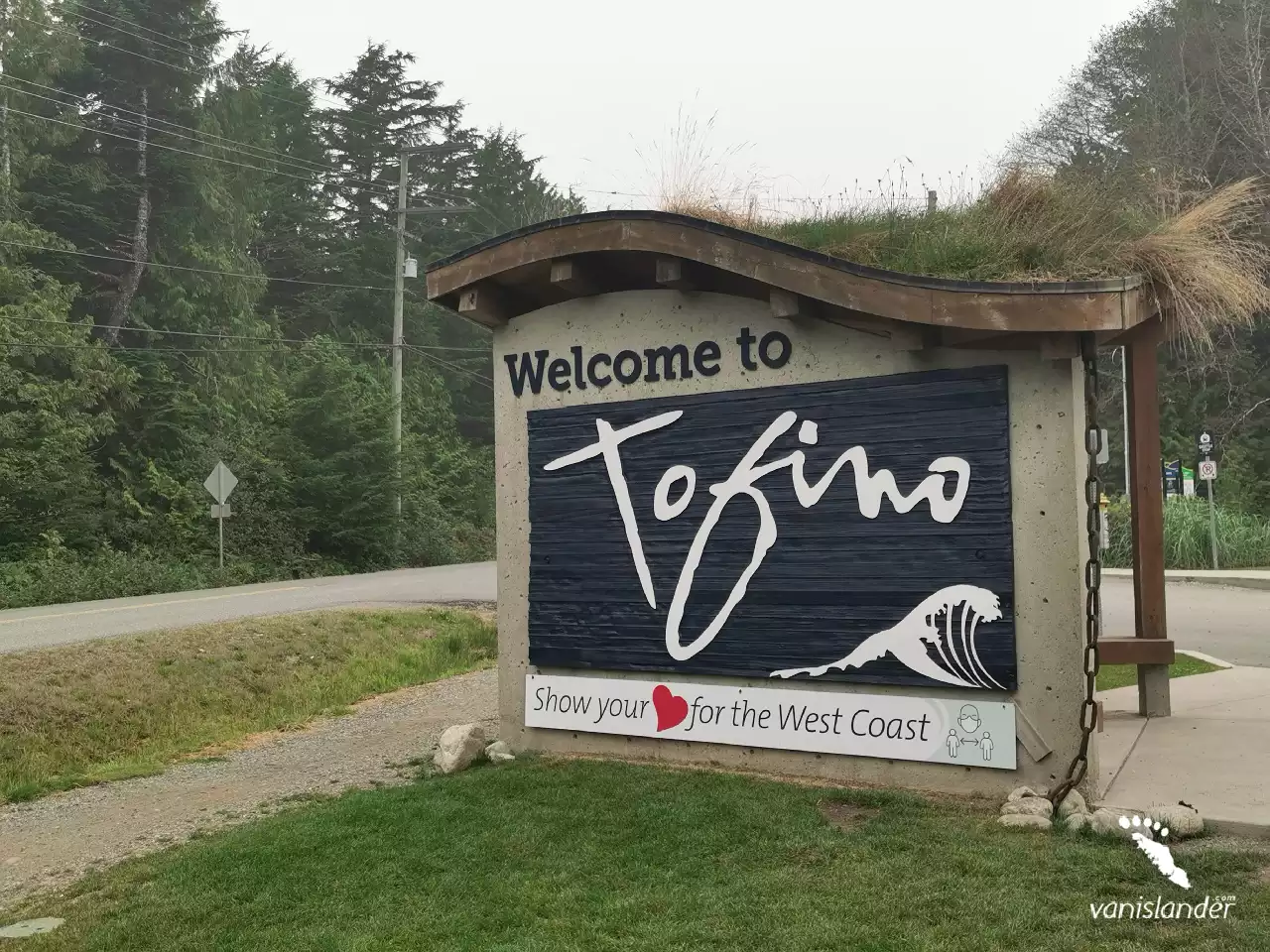 Tofino Welcome Board,  Vancouver Island