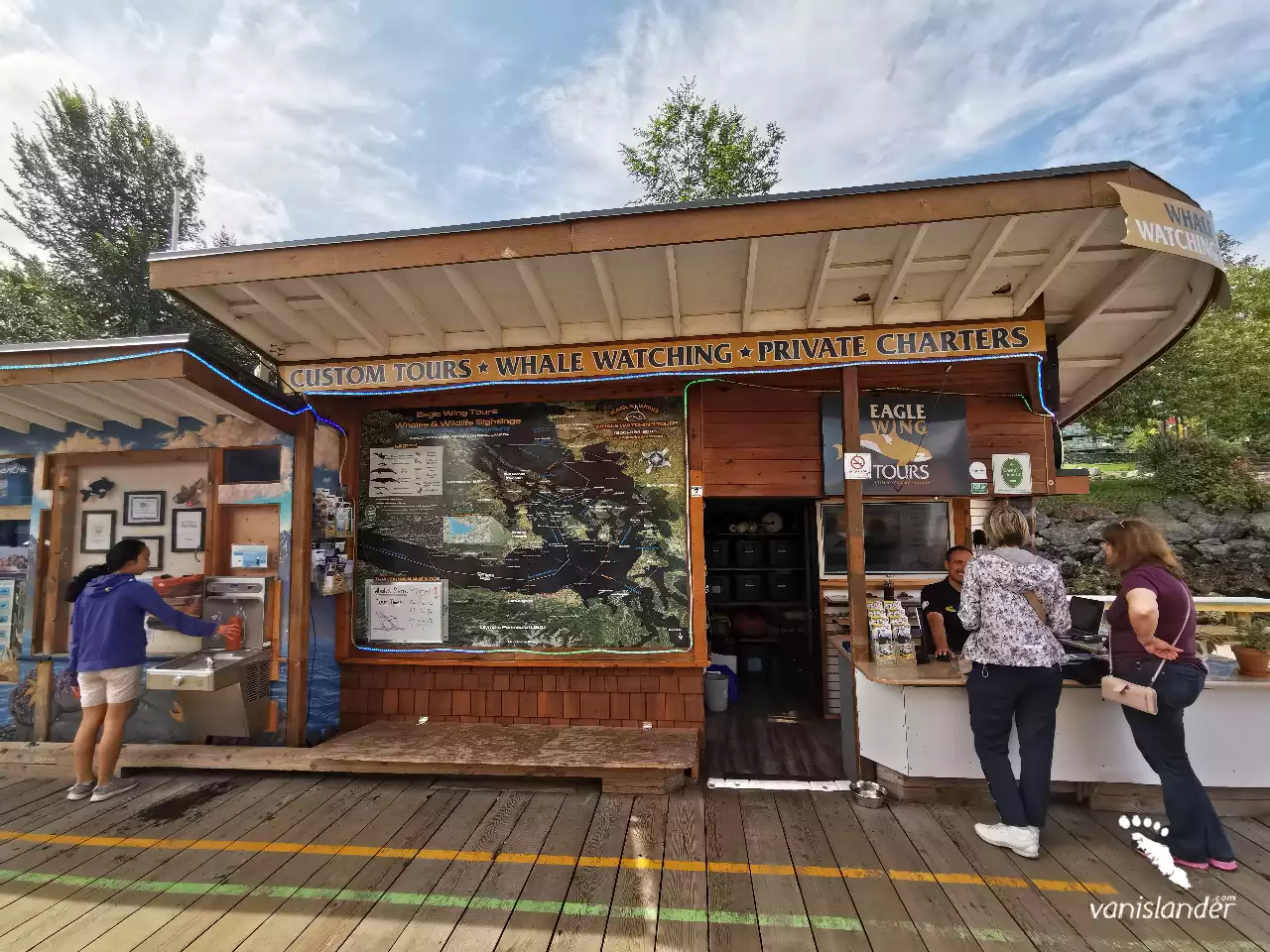 Wildlife Tours Center in Fisherman's Wharf Park,  Vancouver Island