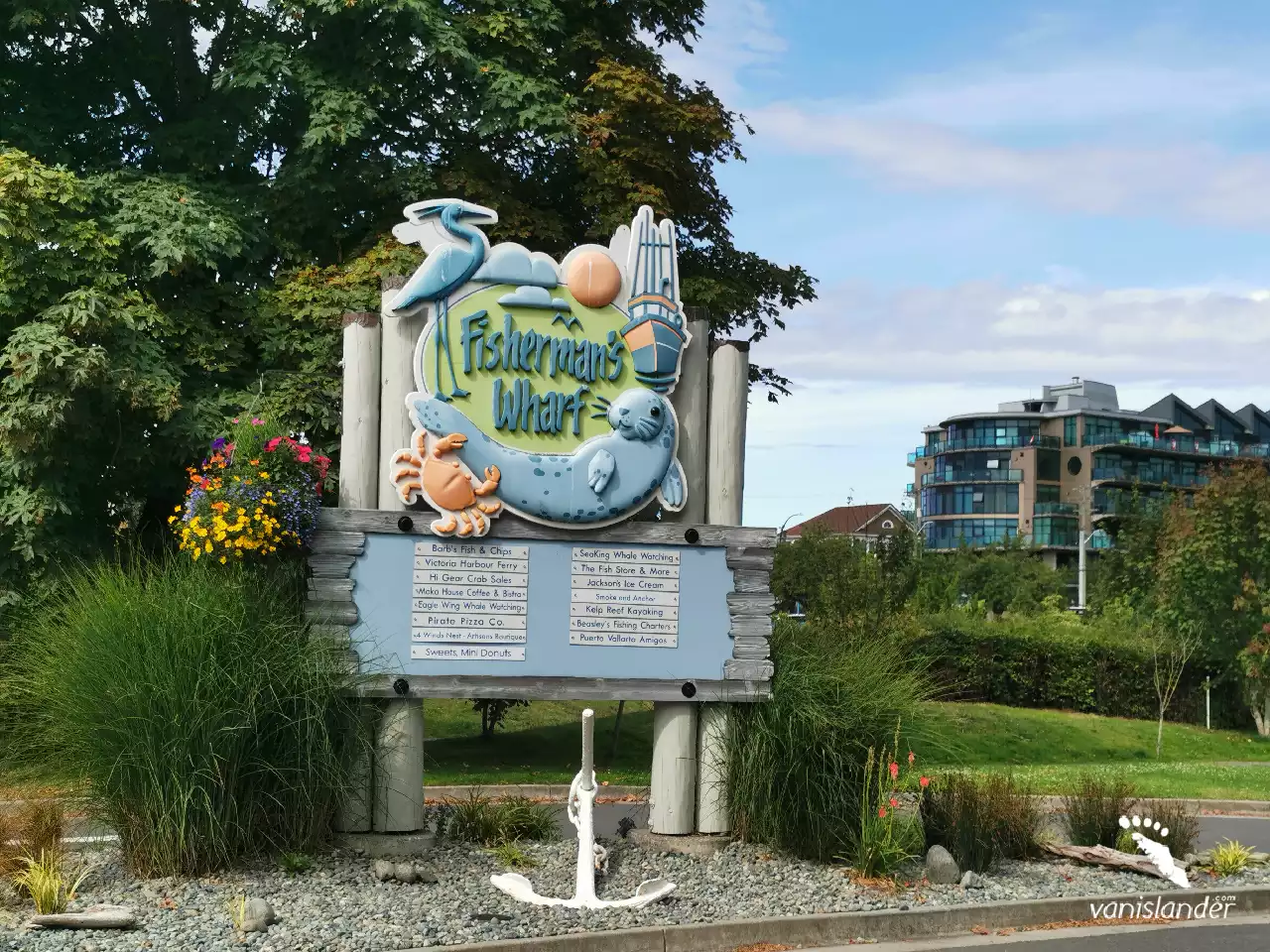 Fisherman's Wharf Park in Victoria,  Vancouver Island