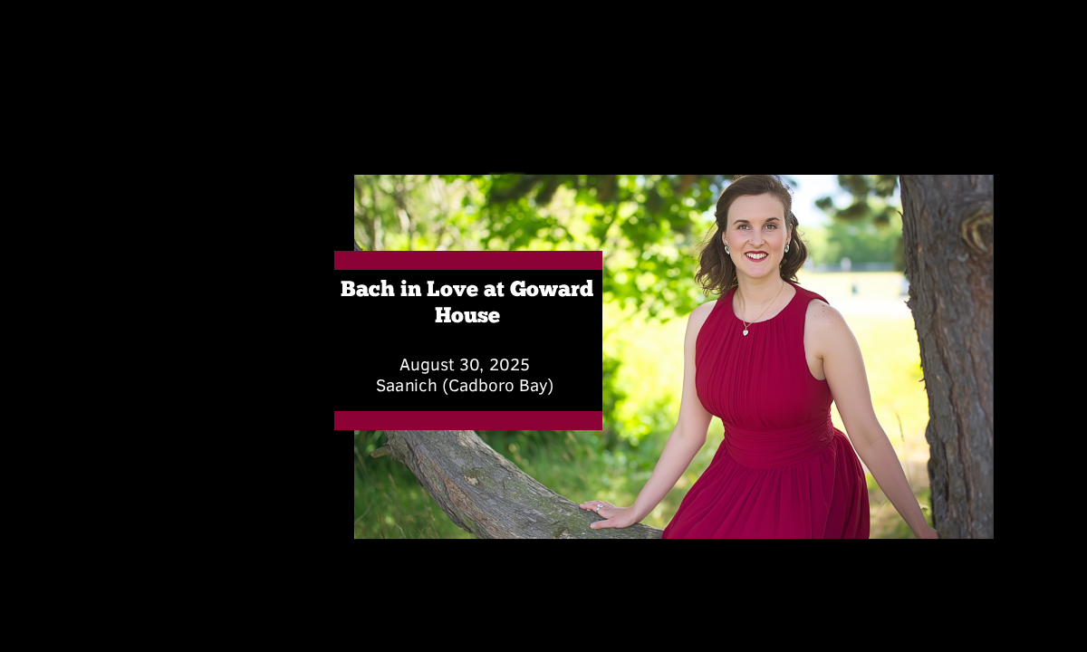 Bach in Love at Goward House