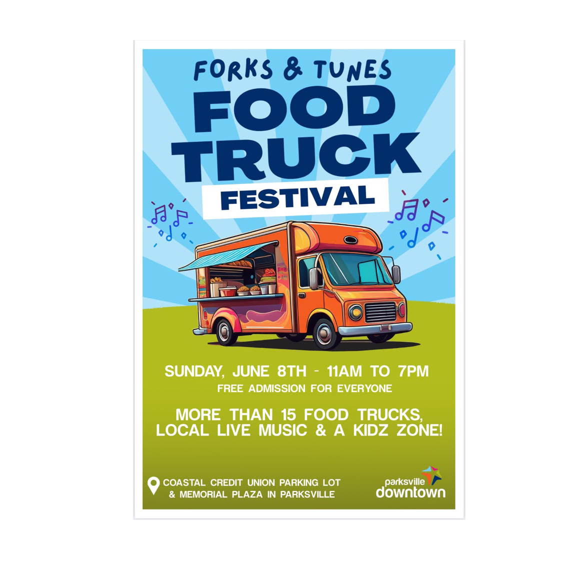 Forks & Tunes Food Truck Festival