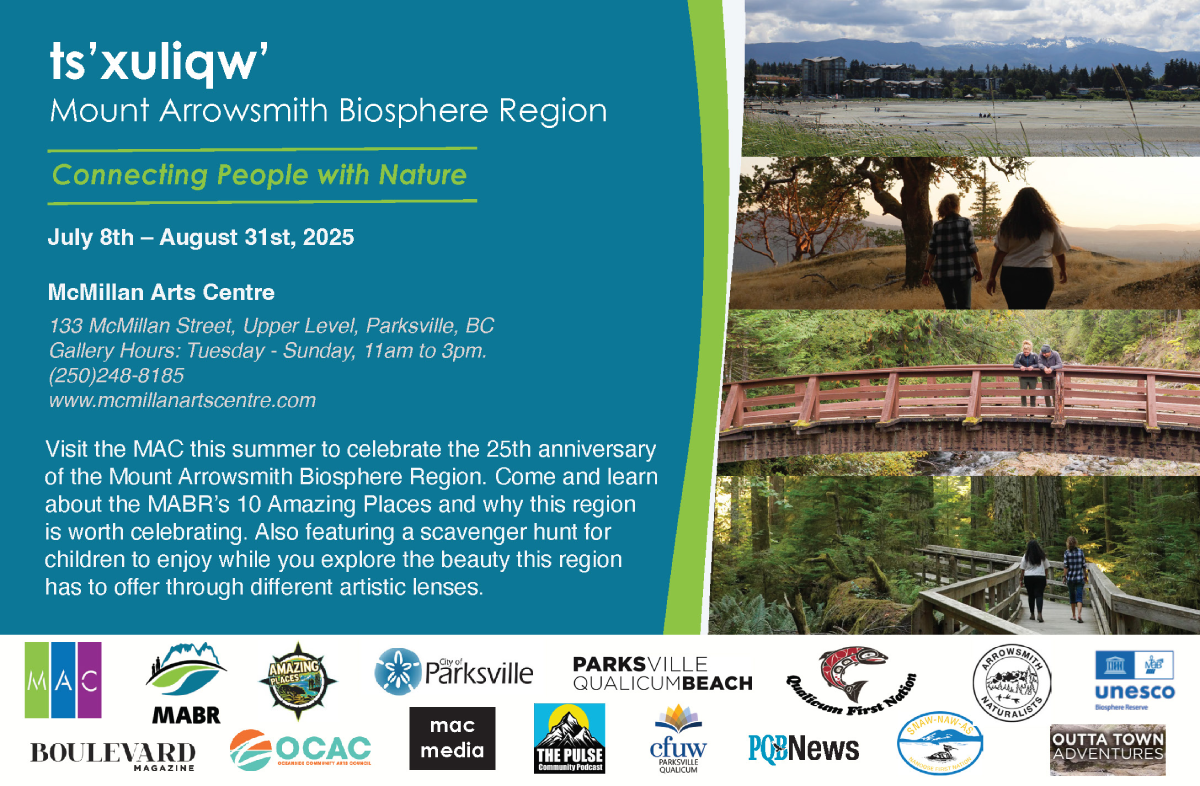 Mount Arrowsmith Biosphere’s Anniversary Art Showcase