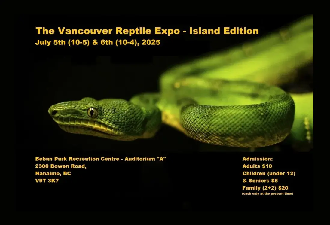 Vancouver Island Reptile Expo – Island Edition